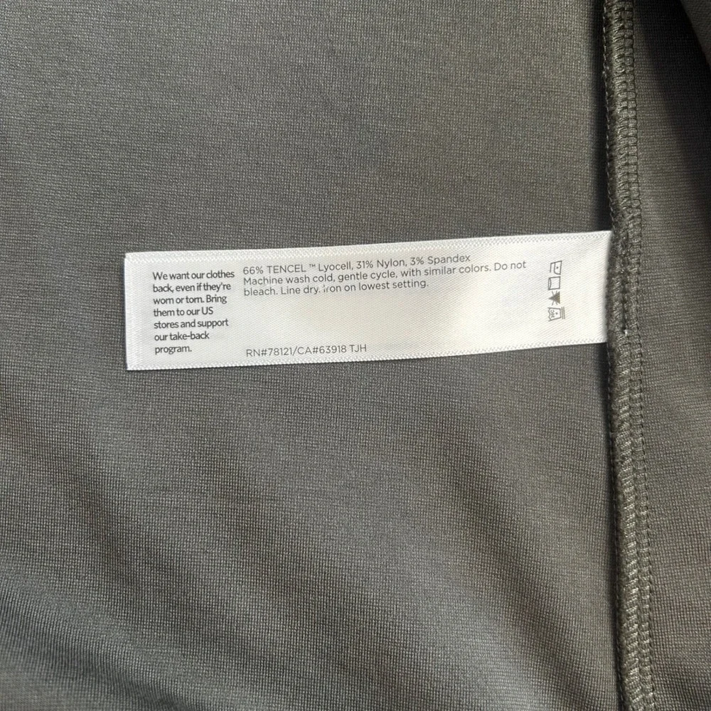 Eileen Fisher PS Grey Tencel Lyocell Blend Open Front Pocket Cardigan Blazer - Picture 5 of 8